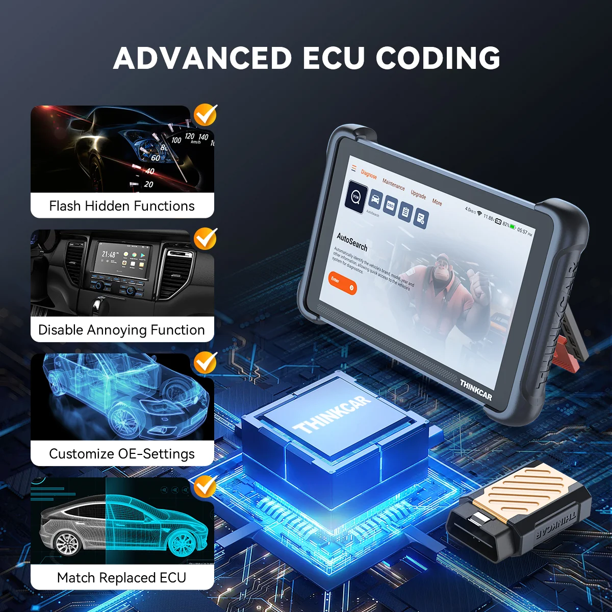 ThinkScan 689BT ECU coding function